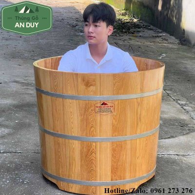 Bồn Tắm Tròn Gỗ Pơ Mu – Đẳng Cấp Trị Liệu Spa Bằng Tinh Dầu Tự Nhiên