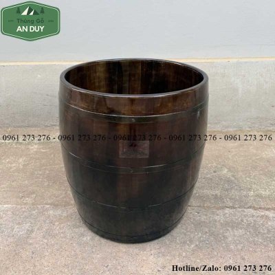 Bồn Tắm Gỗ Thông Dáng Chum – Kiệt Tác Trị Liệu, Giữ Nhiệt Hoàn Hảo Cho Không Gian Spa