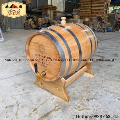Thùng Gỗ Sồi 50L