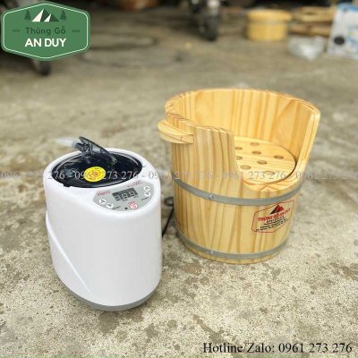 Thùng Gỗ Xông Hơi Đầu – Giải Pháp Trị Liệu Dưỡng Sinh Chuẩn Spa Đẳng Cấp