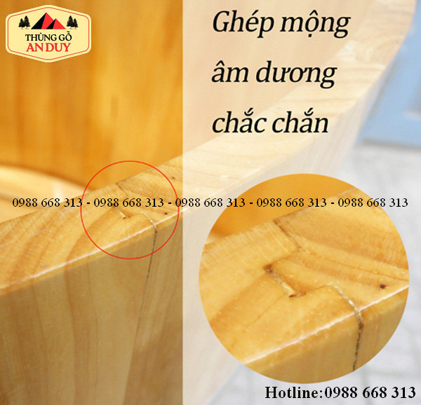 Hình ảnh chi tiết kỹ thuật ghép mộng âm dương tại An Duy