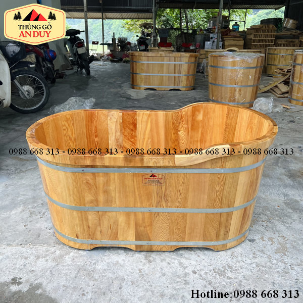 Kỹ thuật ghép mộng âm dương bồn tắm gỗ Pơmu