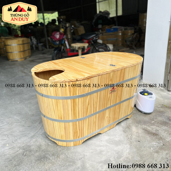 Kỹ thuật ghép mộng âm dương bồn tắm gỗ chống rò rỉ tuyệt đối.